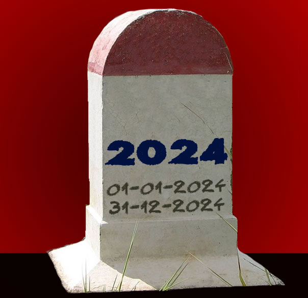 image avec plaque et inscription 2024 avec sa date de fin 31-12-2024