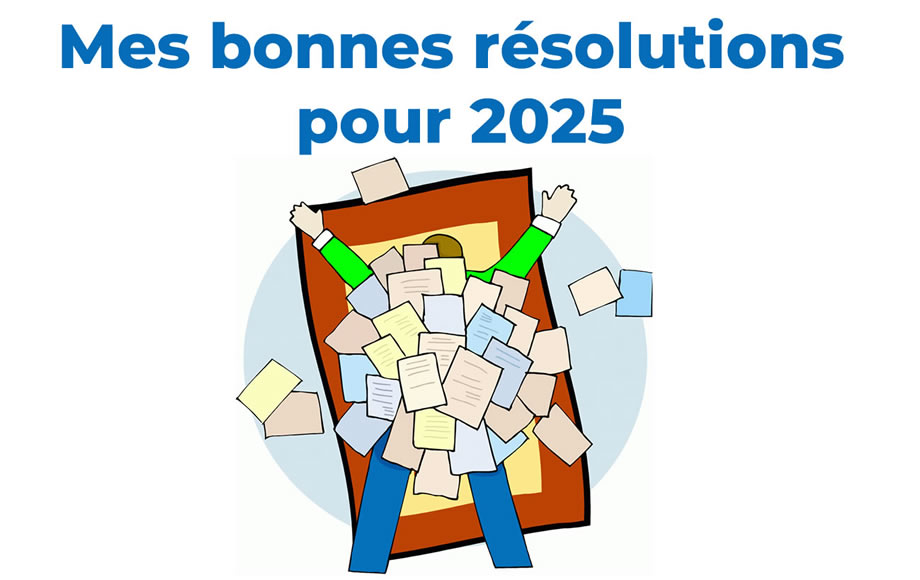 Image avec mes résolutions et promesses de 2025