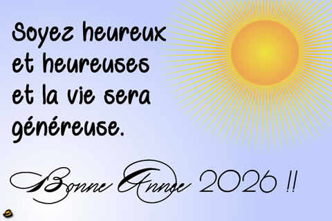 cartes de bons Souhaits An Nouveau