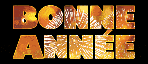 Gifs animé Bonne Anne 2026 Étincelle brûlante Nouvel An 2026