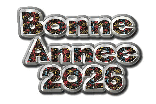 Image Gif animé avec feu d'artifice