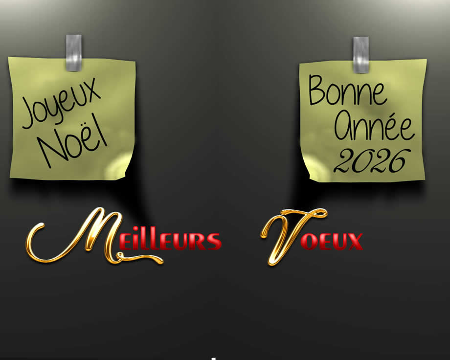 Image jolie carte de voeux joyeux Noël et bonne année 2026