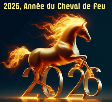 2026, selon l'astrologie chinoise, l'année 2026 est l'Année du Cheval de Feu