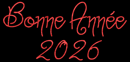 gif animé avec du texte bonne 2026 rose et bleu clair
