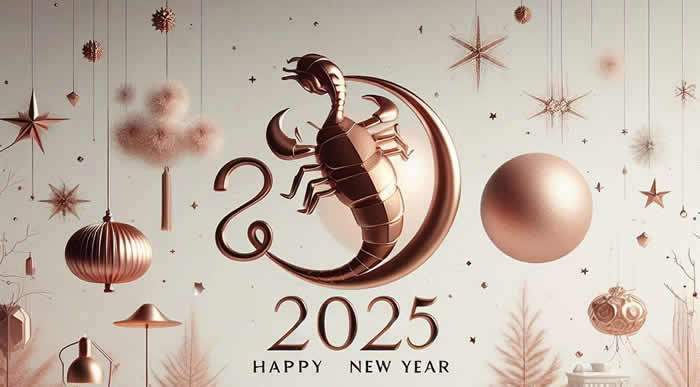 Bonne année 2026 à ceux nés sous le signe du Scorpion