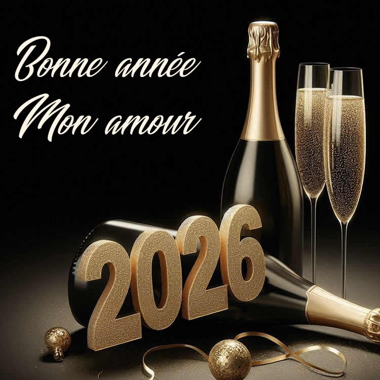 bonne année  2026 avec de l'or et des bijoux