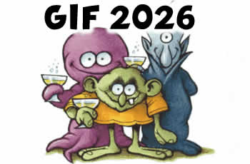 Gif animé voeux 2026 avec toast