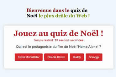 Quiz de Noël  : Mettez à l'épreuve vos connaissances de Noël avec un jeu amusant !