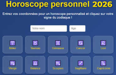 Horoscope personnalisé 2026