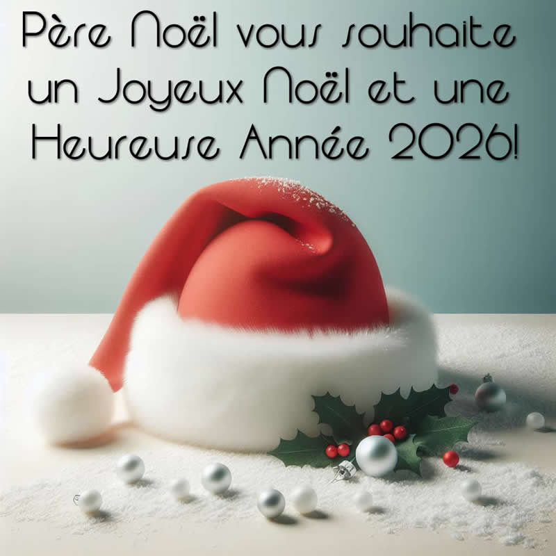 Joyeux Noël avec le Père Noël, magie et vœux de bonne année 2015