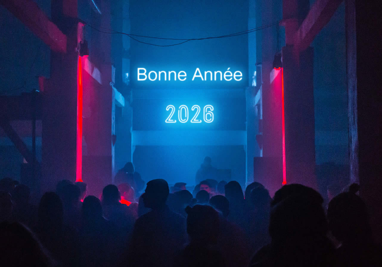 Image de type publicité avec texte de bonne fetes