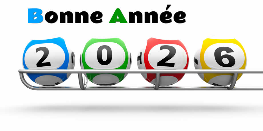 image avec des boules de loterie avec les nombres formant 20261