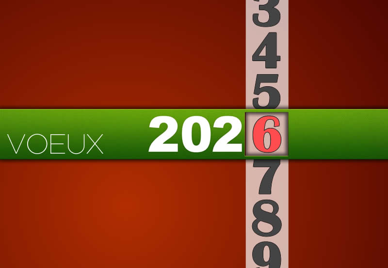 belle image avec texte voeux 2026, à partager sur les réseaux sociaux.