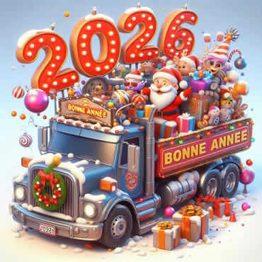 camion avec inscription imprimée bonne 2027